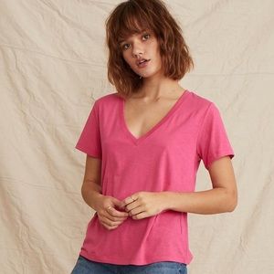 NWT XS marine layer boyfriend v neck